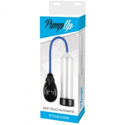 Pompka do penisa Easy Touch Automatic z przezroczystym cylindrem ABS - 1 2