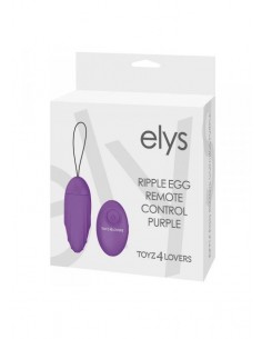 Jajeczko wibrujące Ovetto Elys Ripple Remote Control Purple - Wibratory Jajeczka - 2
