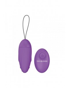 Jajeczko wibrujące Ovetto Elys Ripple Remote Control Purple - Wibratory Jajeczka - 2 2