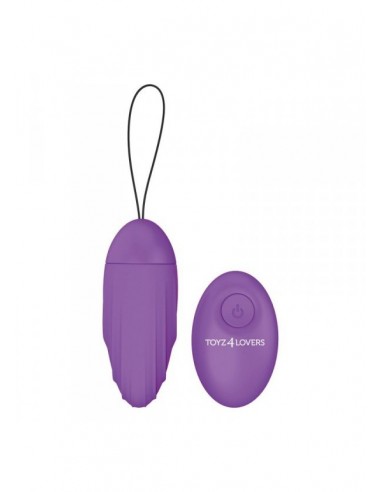 Jajeczko wibrujące Ovetto Elys Ripple Remote Control Purple - Wibratory Jajeczka - 1