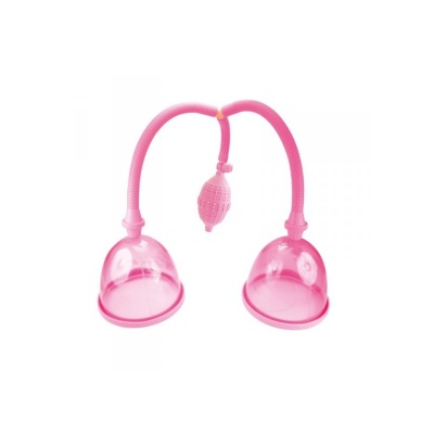 Pompka do piersi Dual Breast Suction Cups 4,5 cala (11,4 cm) Różowa - 1