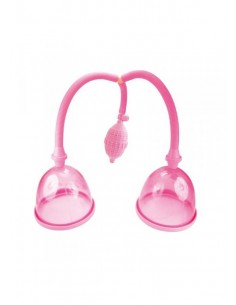 Pompka do piersi DUAL BREAST SUCTION CUPS. - Pompki do sutków i pochwy - 1