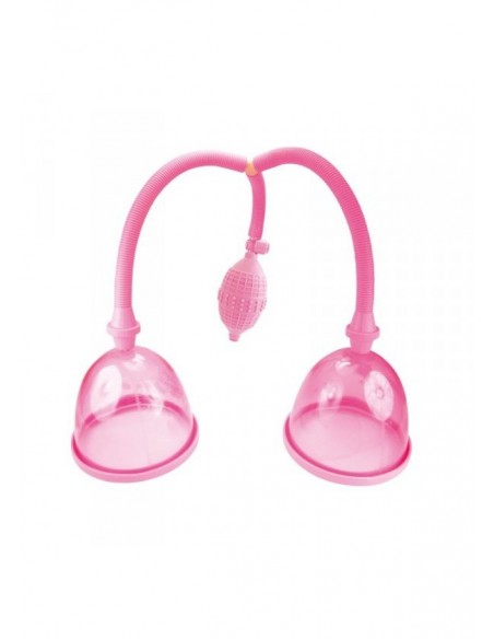 Pompka do piersi DUAL BREAST SUCTION CUPS. - Pompki do sutków i pochwy - 1
