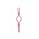 Pierścień erekcyjny Fully Adjustable Cock Ring regulowany silikonowy różowy 15 cm - 1