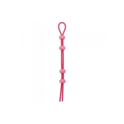 Pierścień erekcyjny Fully Adjustable Cock Ring regulowany silikonowy różowy 15 cm - 1 2