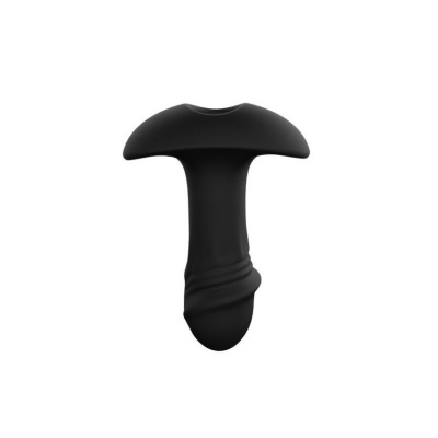 Wibrator analny Elys Anal Bow Real – silikonowy, czarny, 10 cm - 1 2