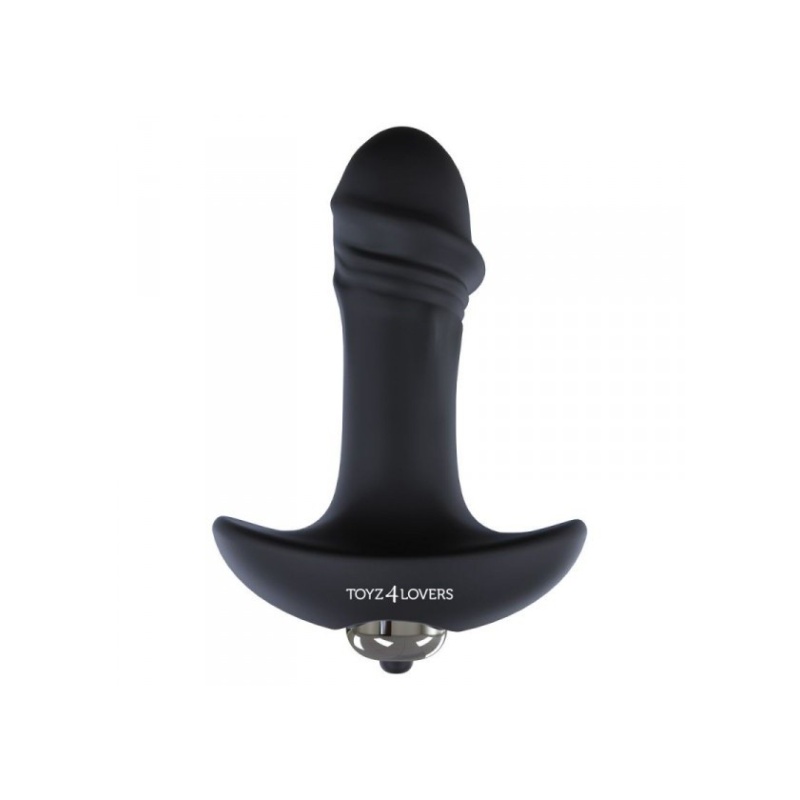 Wibrator analny Elys Anal Bow Real – silikonowy, czarny, 10 cm - 5