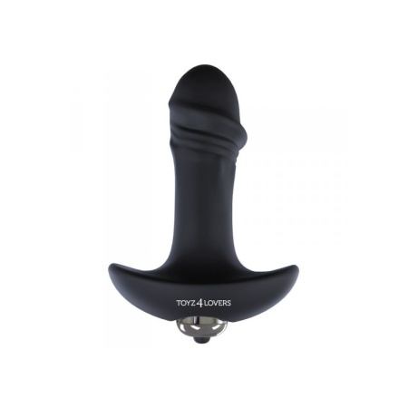 Wibrator analny Elys Anal Bow Real – silikonowy, czarny, 10 cm - 5