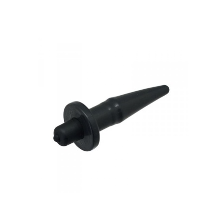 Korek Analny z Wibracją ON/OFF Toyz4Lovers – Wąski 12,4 cm, Czarny - 2