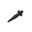 Korek Analny z Wibracją ON/OFF Toyz4Lovers – Wąski 12,4 cm, Czarny - 3