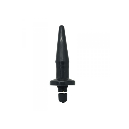 Korek Analny z Wibracją ON/OFF Toyz4Lovers – Wąski 12,4 cm, Czarny - 4