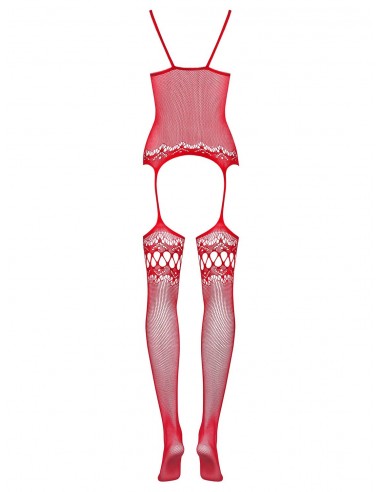 Seksowne Bodystocking F214 Czerwony  S/M/L - Bodystocking - 6