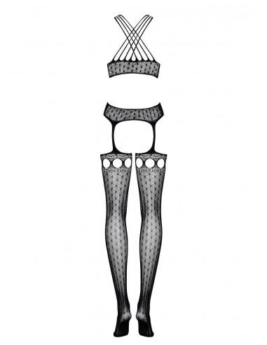 Zniewające Odkryte Bodystocking G313 - Bodystocking - 6