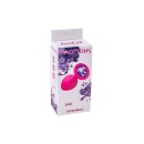 Mały Różowy Korek Analny z Pięknym Diamentem Rhinestone - 2