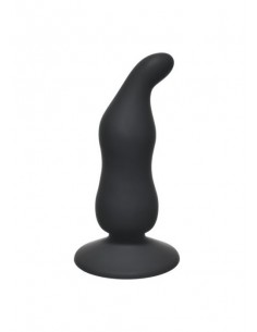 Korek analny Waved Anal Plug Black - Korki analne silikonowe - 1