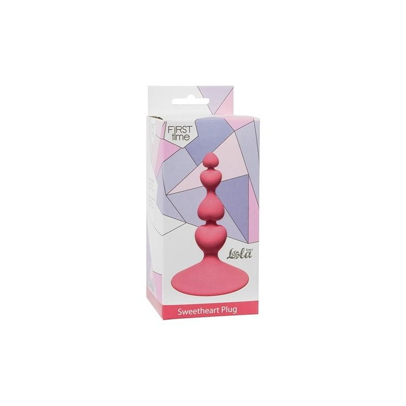Korek analny Sweetheart Plug Pink z medycznego silikonu - średnica maks. 2,3 cm, długość 10 cm - 2