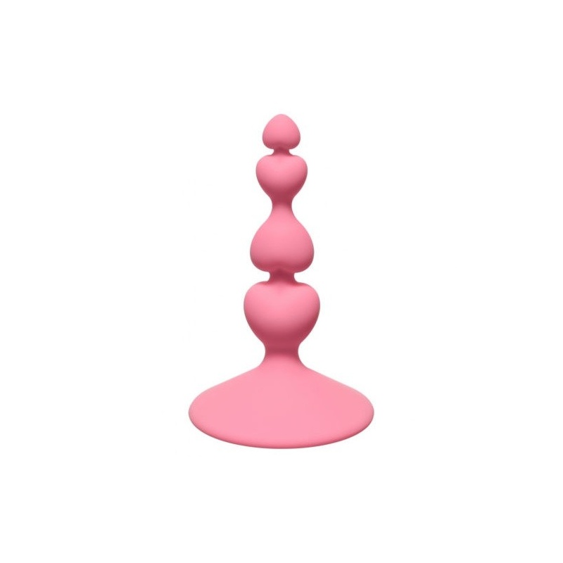 Korek analny Sweetheart Plug Pink z medycznego silikonu - średnica maks. 2,3 cm, długość 10 cm - 1