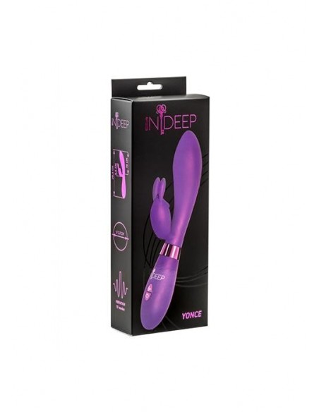 Ekskluzywny Wibrator Indeep Yonce Purple - Wibratory Króliczki - 2