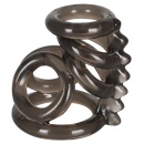 Pierścień na penisa BK Cock Ring 3 z prętem nubbingowym 7 cm, 6 pierścieni, średnica 4,1–2,2 cm - 4