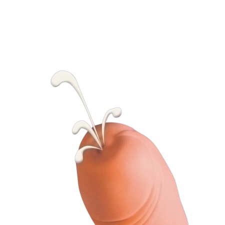 Dildo Cumshot — realistyczny odlew z funkcją wytrysku, 21 cm - 3