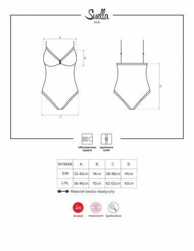 Bielizna erotyczna Suella body  S/M - Body - 7