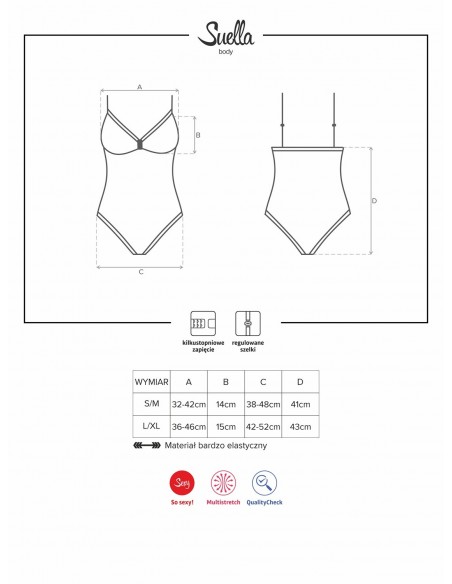Bielizna erotyczna Suella body  S/M - Body - 7