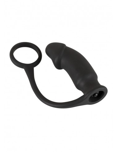 Korek analny wibrujący + pierścien na penisa Bv Ring + Plug - Pierścienie erekcyjne wibrujące - 3