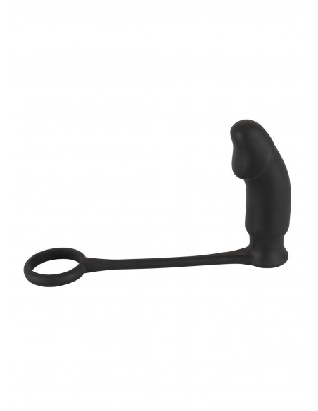 Korek analny wibrujący + pierścien na penisa Bv Ring + Plug - Pierścienie erekcyjne wibrujące - 4