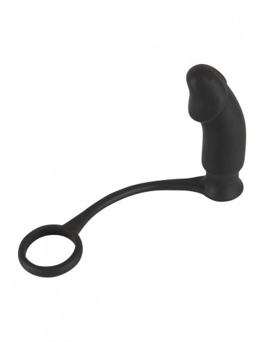 Korek analny wibrujący + pierścien na penisa Bv Ring + Plug - Pierścienie erekcyjne wibrujące - 5