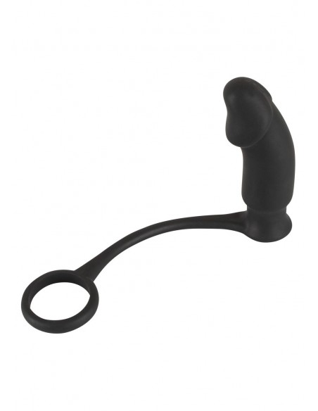 Korek analny wibrujący + pierścien na penisa Bv Ring + Plug - Pierścienie erekcyjne wibrujące - 5