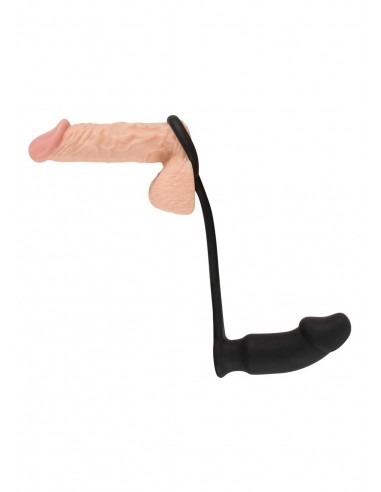 Korek analny wibrujący + pierścien na penisa Bv Ring + Plug - Pierścienie erekcyjne wibrujące - 8