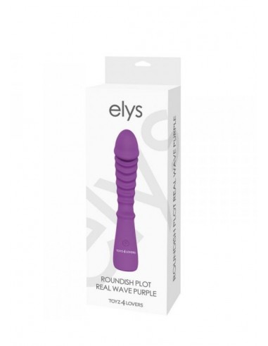 Ekskluzywny wibrator Design Elys - Roundish Plot Real Wave Purple - WIBRATORY EKSKLUZYWNE - 2