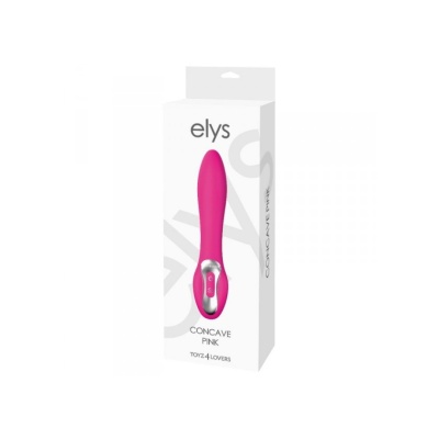 Wibrator Elys Concave 20 cm Różowy - 1 2
