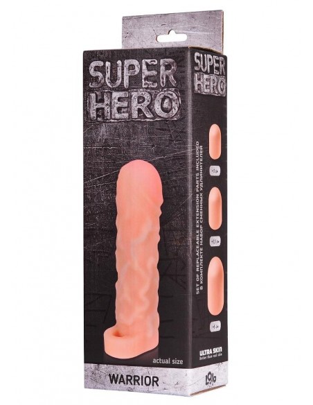 Nakładka Na Penisa Penis Sleeve 16Cm Super Hero Warrior - Przedłużki i nakładki na penisa - 1
