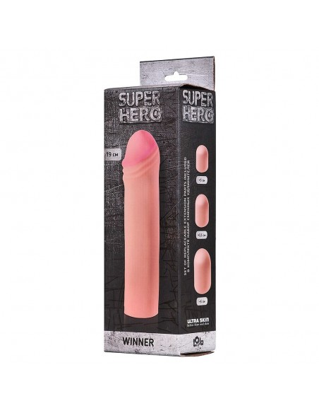 Nakładka Na Penisa Penis Sleeve Super Hero Winner - Przedłużki i nakładki na penisa - 1