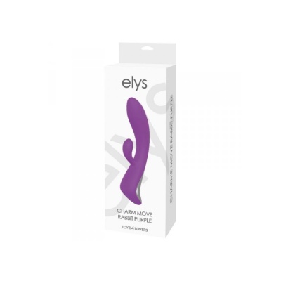 Wibrator Króliczek Elys Charm Move 22 cm Fioletowy - 1 2