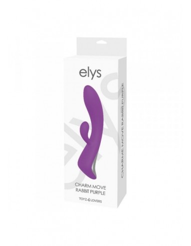 Ekskluzywny Wibrator Rabbit Elys - Charm Move Rabbit Purple - Wibratory Króliczki - 2