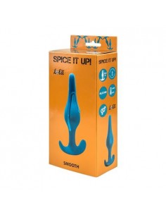Korek analny Spice It Up Smooth Aquamarine - Korki analne silikonowe - 1 2