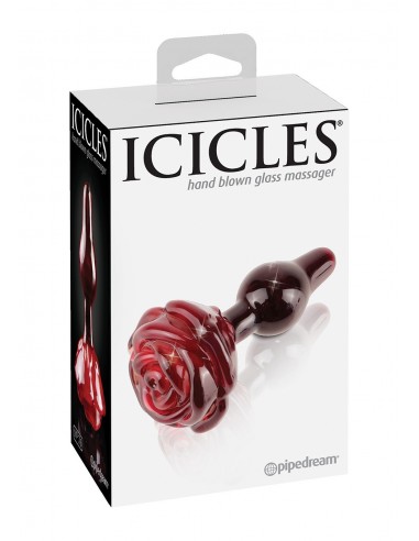 Szklany Korek Analny Icicles No 76 - Korki analne szklane - 2