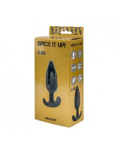 Korek analny With Misplaced Center Of Gravityspice It Up Delight Dark Grey - Korki analne silikonowe - 1 2