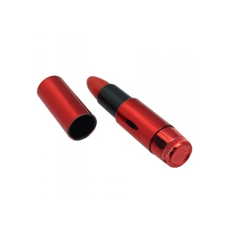 Wibrator Lipstick Vibe czerwony metalik 8,5 cm - 3