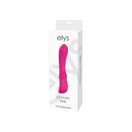 Wibrator Elys Convex – 18,3 cm, silikon medyczny, różowy - 2