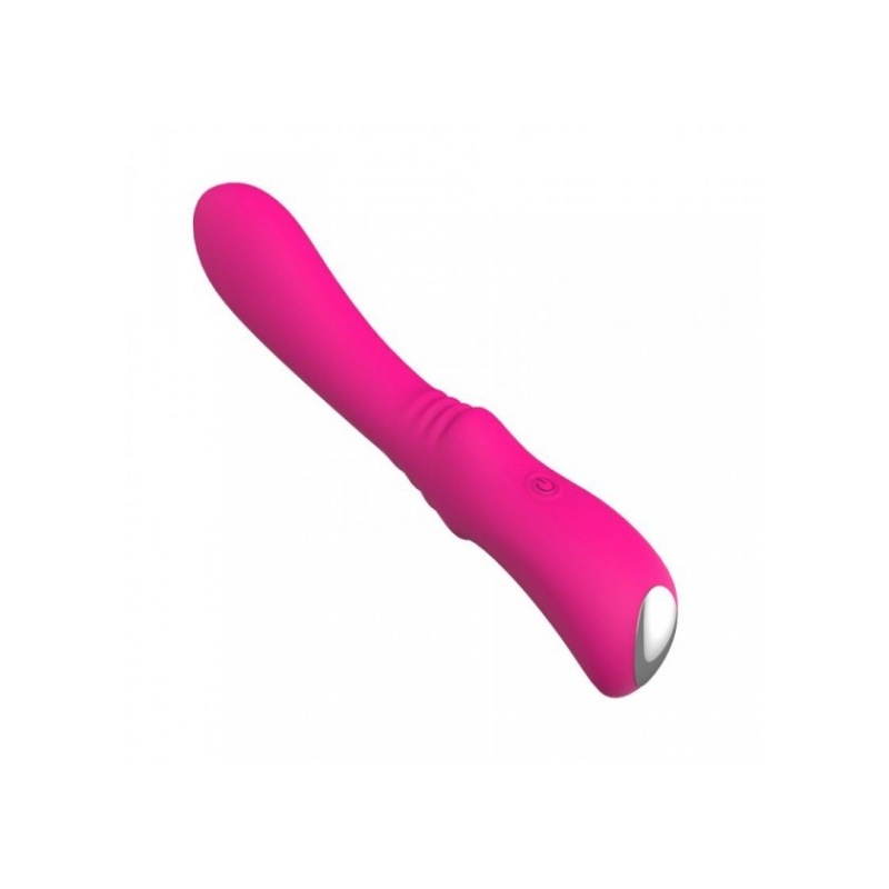 Wibrator Elys Convex – 18,3 cm, silikon medyczny, różowy - 3