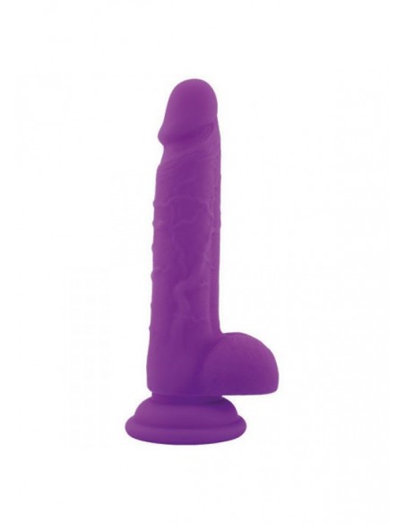 Dildo Fallo Realistico Real Safe Rod Slim Purple - Dilda realistyczne - 1