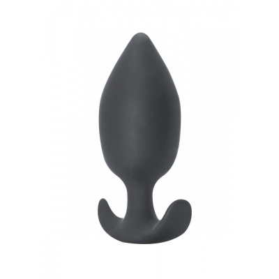 Plug analny Spice it Up Insatiable Dark Grey z przesuniętym środkiem ciężkości i ruchomą kulką, 10,5 cm - 1