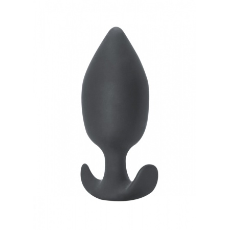 Plug analny Spice it Up Insatiable Dark Grey z przesuniętym środkiem ciężkości i ruchomą kulką, 10,5 cm - 1