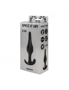 Korek analny Spice It Up Smooth Black - Korki analne silikonowe - 1 2
