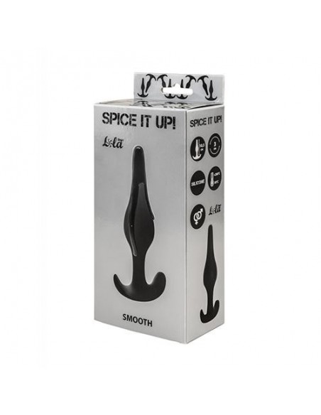 Korek analny Spice It Up Smooth Black - Korki analne silikonowe - 2