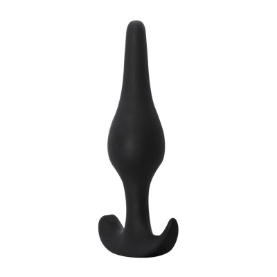 Korek analny Spice it up Smooth Black - hipoalergiczny silikon, długość 10,5 cm, średnica 3 cm - 1