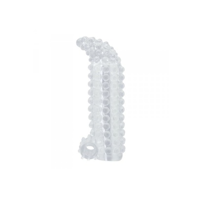 Nakładka na penisa Girth Support and Extension G-Spot Sleeve 12 cm przezroczysta - 1